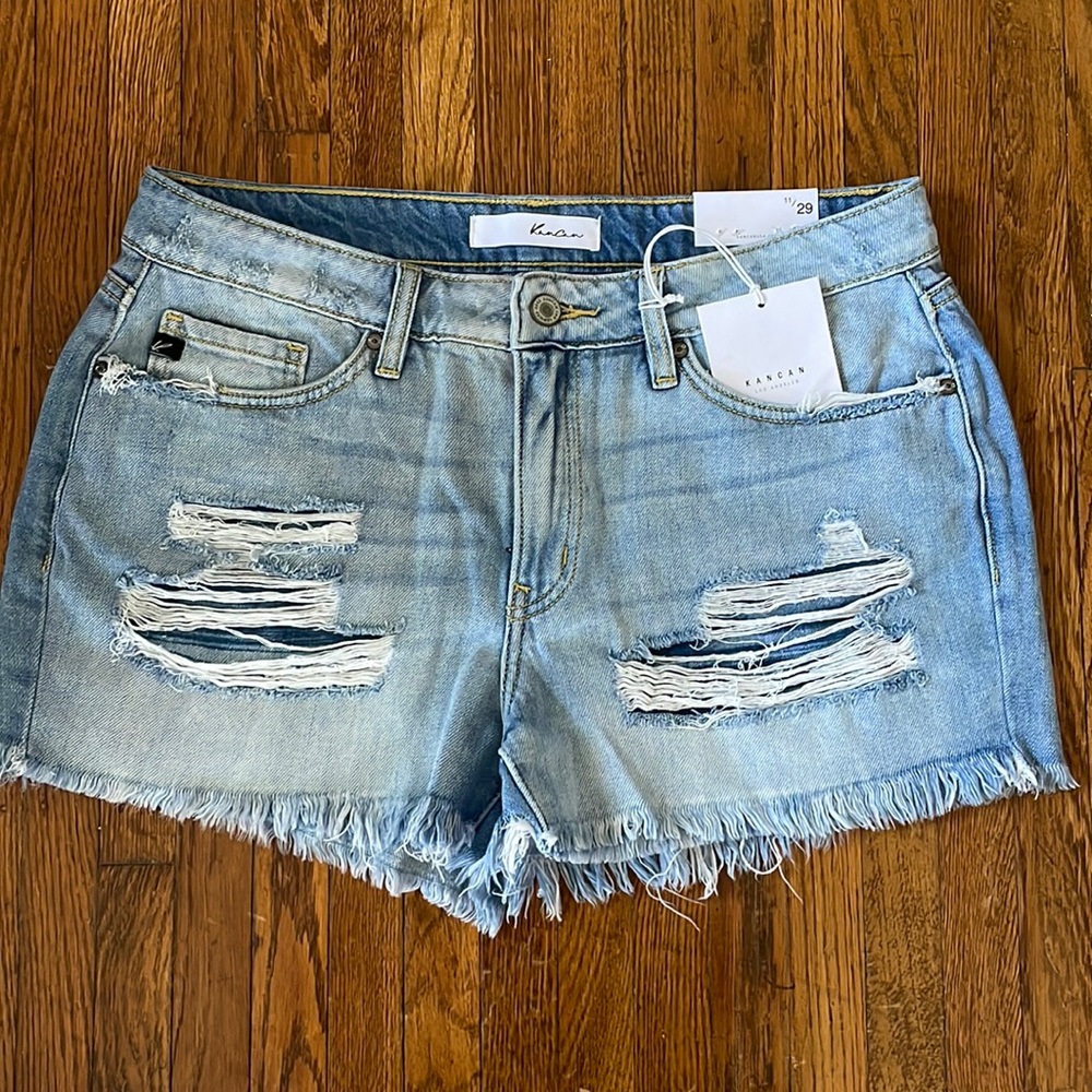 Kancan denim shorts